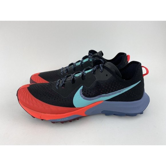 NEW Nike Air Zoom Terra Kiger 7 Men's Trail Running Shoes Black Red Turq - Picture 10 of 12